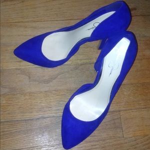 🎉HOST PICK 🎉Jessica Simpson Blue Heels